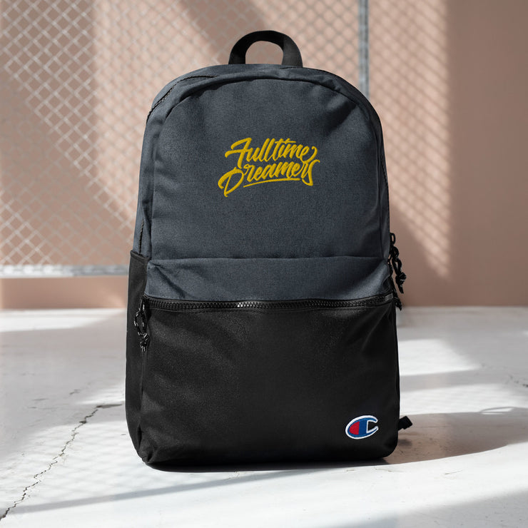 Full Time Dreamers - Embroidered Champion Backpack